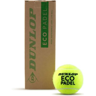 Dunlop Eco Padel 3 Sárga - Padellabdák Dunlop Eco Padel 3 Sárga - Padellabdák