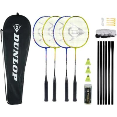 Dunlop Pink Badmintonset - 4 Spieler, inklusive Netz & Schläger Dunlop Pink Badmintonset - 4 Spieler, inklusive Netz & Schläger