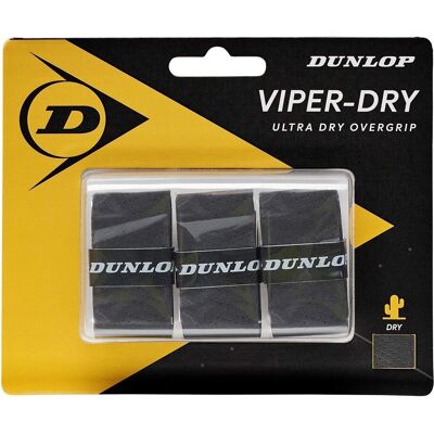 Dunlop Viperdry Overgrip - Svart - Overgrip för Tennis Dunlop Viperdry Overgrip - Svart - Overgrip för Tennis