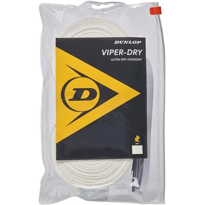 Dunlop Viperdry Overgrip - Kontrola, Potliwość, 0,6mm, 30 Sztuk Dunlop Viperdry Overgrip - Kontrola, Potliwość, 0,6mm, 30 Sztuk