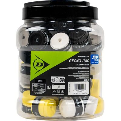 Dunlop Gecko Tac Tennis Overgrip - Bunte Farben Dunlop Gecko Tac Tennis Overgrip - Bunte Farben