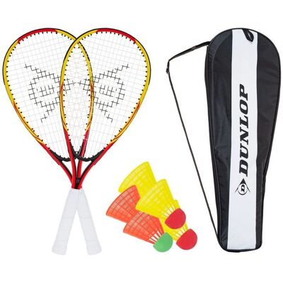 Dunlop Racketball-Set - Gelb/Rot - Unisex - Speedminton Dunlop Racketball-Set - Gelb/Rot - Unisex - Speedminton