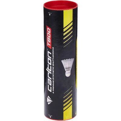 Dunlop Carlton T-800 - Blanc Bleu - Milieu - Shuttlecock - Publicité Dunlop Carlton T-800 - Blanc Bleu - Milieu - Shuttlecock - Publicité