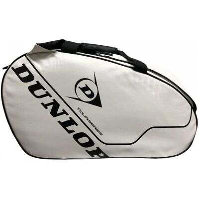 Bolsa de padel Dunlop Tour Intro Carbon Pro Branca Preta - Bolsa para equipamento de padel Bolsa de padel Dunlop Tour Intro Carbon Pro Branca Preta - Bolsa para equipamento de padel