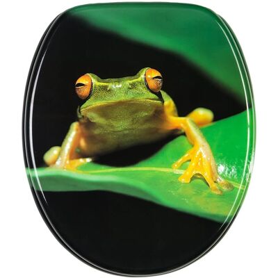 Couvercle de WC Frosch Vert Sanilo - Réglable, Hygiénique, Élégant - Publicité Couvercle de WC Frosch Vert Sanilo - Réglable, Hygiénique, Élégant - Publicité