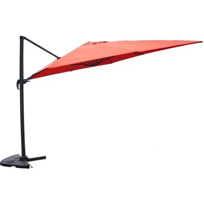 Parasol Concept-Usine Cesare - Rectangulaire 3x4m, Rotatif à 360° - Publicité Parasol Concept-Usine Cesare - Rectangulaire 3x4m, Rotatif à 360° - Publicité