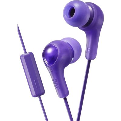 JVC Fioletowe Gumy In-ear słuchawki - Stay Fit końcówki & MIC JVC Fioletowe Gumy In-ear słuchawki - Stay Fit końcówki & MIC