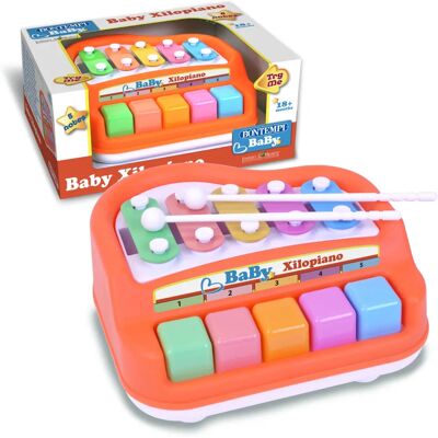 Bontempi Baby Xylopiano - Musikalisches Spielzeug mit 5 Tönen für 1 Jahr Bontempi Baby Xylopiano - Musikalisches Spielzeug mit 5 Tönen für 1 Jahr