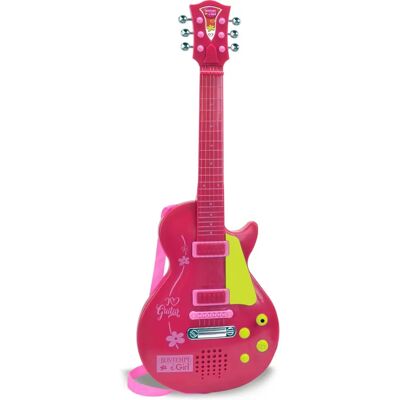 Guitare Électrique Rose Bontempi - Rock, 6 Cordes Guitare Électrique Rose Bontempi - Rock, 6 Cordes