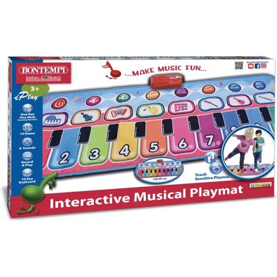 Bontempi Interaktiver Musikspielmatte - Bunt, 3+ Jahre, 130x48cm Bontempi Interaktiver Musikspielmatte - Bunt, 3+ Jahre, 130x48cm