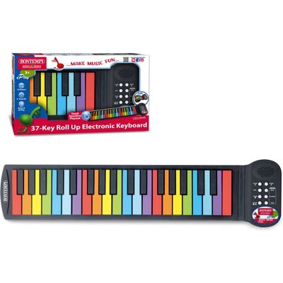 Bontempi 54 3720 Muziek speelgoed - 37-toetsen roll-up elektronisch keyboard Bontempi 54 3720 Muziek speelgoed - 37-toetsen roll-up elektronisch keyboard
