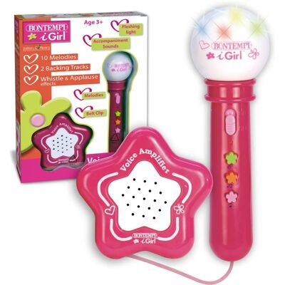 Bontempi Sprachverstärker - Spielzeug-Musikinstrument für Kinder 3+ mit Mikrofon Bontempi Sprachverstärker - Spielzeug-Musikinstrument für Kinder 3+ mit Mikrofon