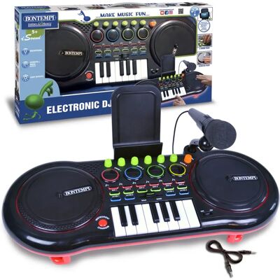 Mixer DJ Bontempi con microfono - Giocattolo musicale - 5 anni - AA - Multicolore Mixer DJ Bontempi con microfono - Giocattolo musicale - 5 anni - AA - Multicolore