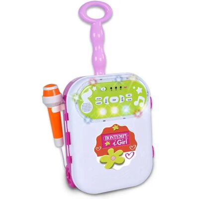 Bontempi Microfono Trolley Altoparlante - Giocattolo Bontempi Microfono Trolley Altoparlante - Giocattolo