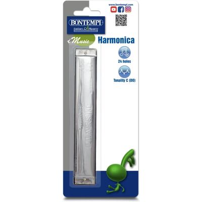 Bontempi Metall-Harmonica - Metallzungen - Musikinstrument Bontempi Metall-Harmonica - Metallzungen - Musikinstrument