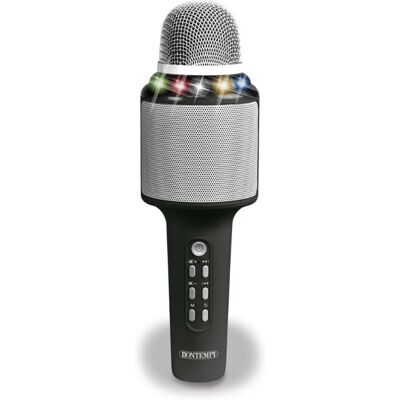 Bontempi Drahtloses Mikrofon - Karaoke, Lichteffekte, MicroSD Bontempi Drahtloses Mikrofon - Karaoke, Lichteffekte, MicroSD