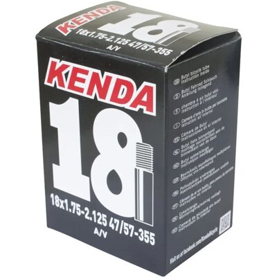 Camera d'aria Kenda - 47-57/355 - Valvola Schrader universale - 18'' - Nera - Camera da bicicletta Camera d'aria Kenda - 47-57/355 - Valvola Schrader universale - 18'' - Nera - Camera da bicicletta