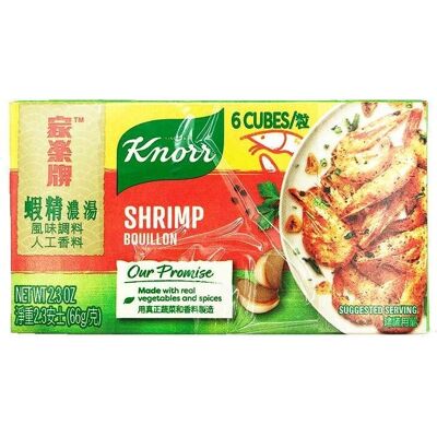 Knorr Cube de Crevettes - Bouillon de Fruits de Mer - 8 Cubes - Publicité Knorr Cube de Crevettes - Bouillon de Fruits de Mer - 8 Cubes - Publicité