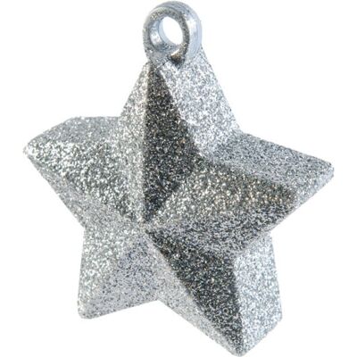 Amscan Silberner Stern Spielball - Partydekoration Amscan Silberner Stern Spielball - Partydekoration