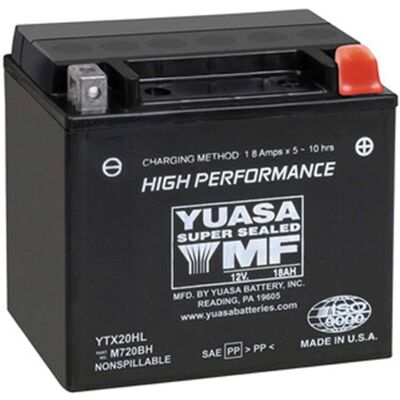 Batterie Yuasa YTX20HL - 12V, 18.9Ah, 310A, Moto Batterie Yuasa YTX20HL - 12V, 18.9Ah, 310A, Moto
