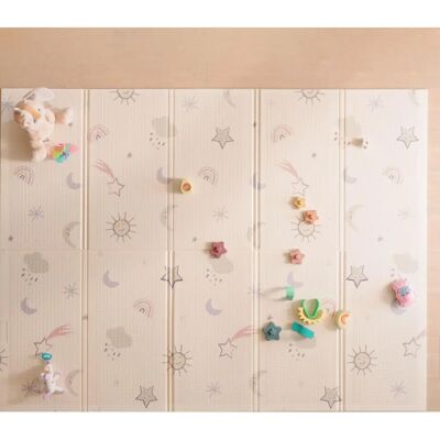 Nuby Baby Floor Mat - Reversible, Foldable & Lightweight - Stars & Sky Nuby Baby Floor Mat - Reversible, Foldable & Lightweight - Stars & Sky