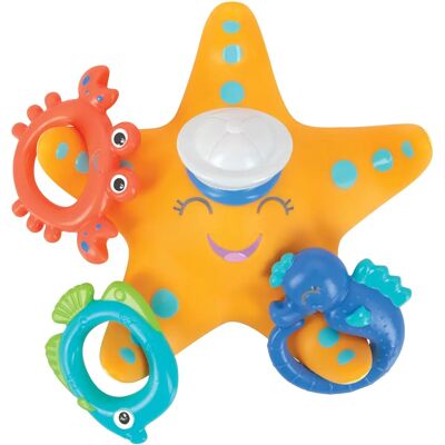 Nuby - Starfish Hoopla - BPA Free - 3 Rings - Bath Toy Nuby - Starfish Hoopla - BPA Free - 3 Rings - Bath Toy