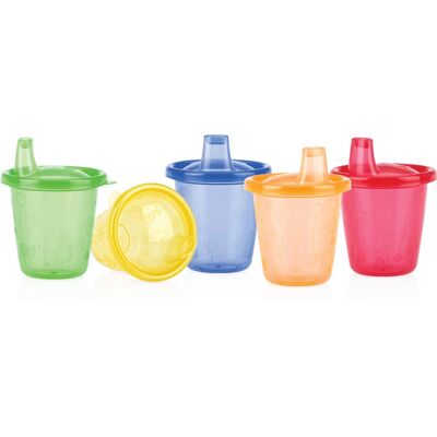 Nuby Bicchiere per bambini colorato da 6 pezzi Nuby Bicchiere per bambini colorato da 6 pezzi