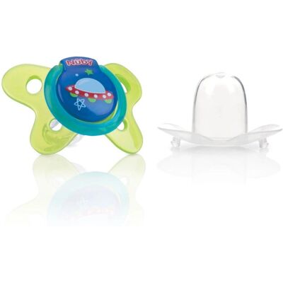Nuby - ID5857SFS - Multicolore - 6m - tétine Nuby - ID5857SFS - Multicolore - 6m - tétine