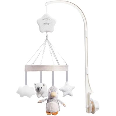 Nuby Penguin Musical Baby Cot Mobile - Baby Cot Mobile - Nuby Nuby Penguin Musical Baby Cot Mobile - Baby Cot Mobile - Nuby