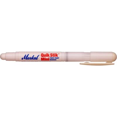 Marqueur Blanc Mini 6mm de Markal - Permanent, Résistant à la Chaleur et à l'Eau - Publicité Marqueur Blanc Mini 6mm de Markal - Permanent, Résistant à la Chaleur et à l'Eau - Publicité