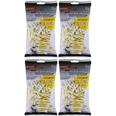 Système de tees de golf professionnel Pride (PTS) - Jaune 2 3/4 po - Tees de golf - Publicité Système de tees de golf professionnel Pride (PTS) - Jaune 2 3/4 po - Tees de golf - Publicité