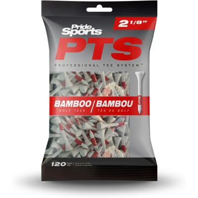 Pride Bambus Golf Tees - 53mm - 120 stk Pride Bambus Golf Tees - 53mm - 120 stk