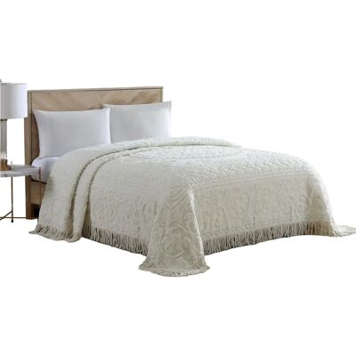 Beatrice Home Fashions Medaillon sammet - sängöverkast Beatrice Home Fashions Medaillon sammet - sängöverkast
