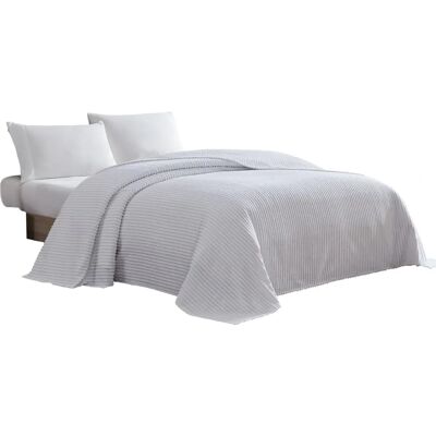 Beatrice Home Fashions Channel Chenille Bed Cover - Single Bed Beatrice Home Fashions Channel Chenille Bed Cover - Single Bed