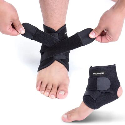 Bodyprox - Ankle Support - Néoprène respirant - Réglable - Brace - Publicité Bodyprox - Ankle Support - Néoprène respirant - Réglable - Brace - Publicité
