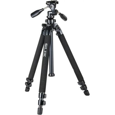 Slik - Pro 400dx - 3-Way Pan/Tilt Head - Tripod Slik - Pro 400dx - 3-Way Pan/Tilt Head - Tripod