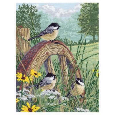 Janlynn Meadow 's Edge kit de punto de cruz - 11 pulgadas x 35,6 cm - 14 Count Janlynn Meadow 's Edge kit de punto de cruz - 11 pulgadas x 35,6 cm - 14 Count
