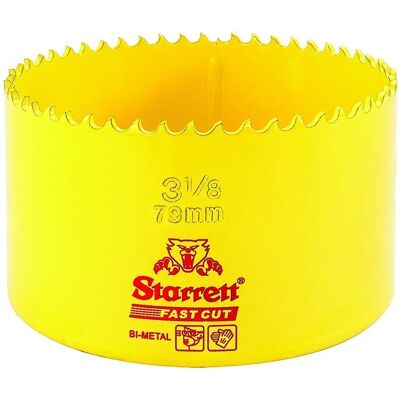 Broca HSS 79mm Starrett - Ferramenta de perfuração de metal Broca HSS 79mm Starrett - Ferramenta de perfuração de metal