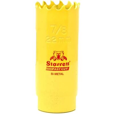 Scie-cloche bimétal à coupe rapide Starrett FCH0078 - 22mm - Publicité Scie-cloche bimétal à coupe rapide Starrett FCH0078 - 22mm - Publicité