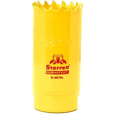 Starrett FCH0100 Fast Cut Holesaw - 25mm - Steel Starrett FCH0100 Fast Cut Holesaw - 25mm - Steel