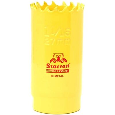Starrett FCH0116 Fast Cut Bi-Metal Holesaw 27mm - Holesaw Starrett FCH0116 Fast Cut Bi-Metal Holesaw 27mm - Holesaw