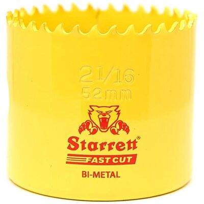 Starrett STRHS52AX FCH0216 Fast Cut Bi-Metal Holesaw - Holesaw Starrett STRHS52AX FCH0216 Fast Cut Bi-Metal Holesaw - Holesaw