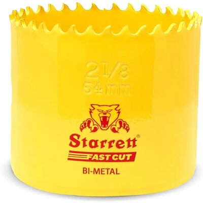 Starrett FCH0218 Schnellschlitz-Bimetall-Bohrkronen - 54mm - Bohrwerkzeug Starrett FCH0218 Schnellschlitz-Bimetall-Bohrkronen - 54mm - Bohrwerkzeug