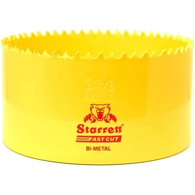 Sierra de orificio bimétal de corte rápido Starrett 86mm Sierra de orificio bimétal de corte rápido Starrett 86mm