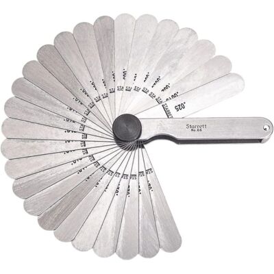 Starrett 66 Feeler Gauge Set - 26 Piece, 0.0015-0.025in Starrett 66 Feeler Gauge Set - 26 Piece, 0.0015-0.025in