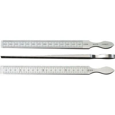 Starrett - 270 - 7/16 Polegadas x 6-1/4 Polegadas - Taper Gauge Starrett - 270 - 7/16 Polegadas x 6-1/4 Polegadas - Taper Gauge