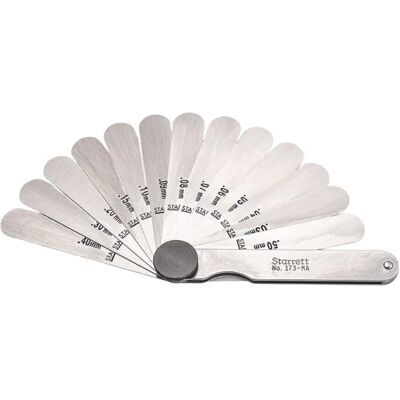 Starrett 173MA Feeler Gauge 13 Piece Set - Measurement Tool Starrett 173MA Feeler Gauge 13 Piece Set - Measurement Tool