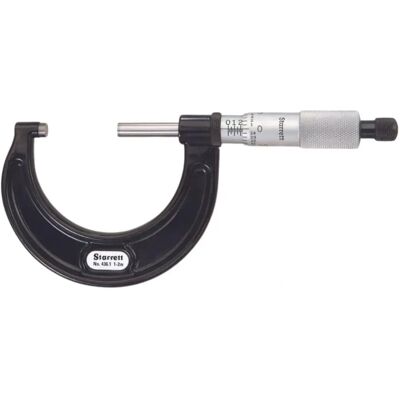 Micrómetro externo de precisión Starrett 436.1XRL-2 1-2 pulg. Micrómetro externo de precisión Starrett 436.1XRL-2 1-2 pulg.