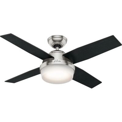 Hunter Deckenventilator Dante Brushed Chrome - 112cm, Umkehrbare Flügel, Dimmbare LED Hunter Deckenventilator Dante Brushed Chrome - 112cm, Umkehrbare Flügel, Dimmbare LED