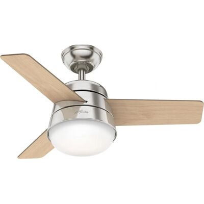 Hunter Nickel Finley Deckenventilator - 91cm, Reversibel, Licht Hunter Nickel Finley Deckenventilator - 91cm, Reversibel, Licht